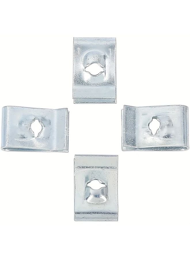 100pcs Automotive Self Tapping Screw Clips Iron Sheet Rust Proof U Shaped Fasteners - Image 4