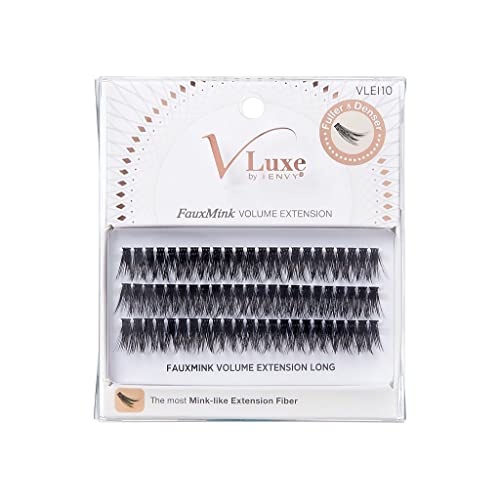 i.Envy iENVY Faux Mink Volume Extension Cluster Lash LONG Minklike Extension Fiber Seamless DIY Application - Image 2