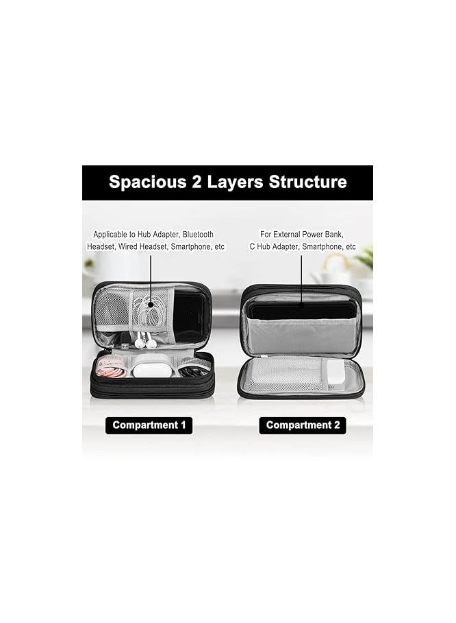 PROMASS Electronic Organizer, Travel Cord Organizer Bag, Travel Gadgets Storage Case Pouch Electronic Accessories Carry Case - Image 5