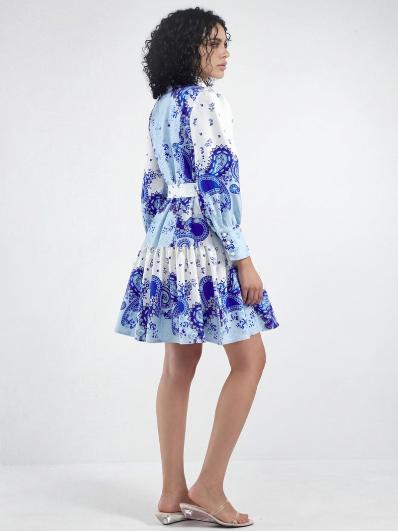 Jennyfer Patterned A-Line Mini Dress - Image 5