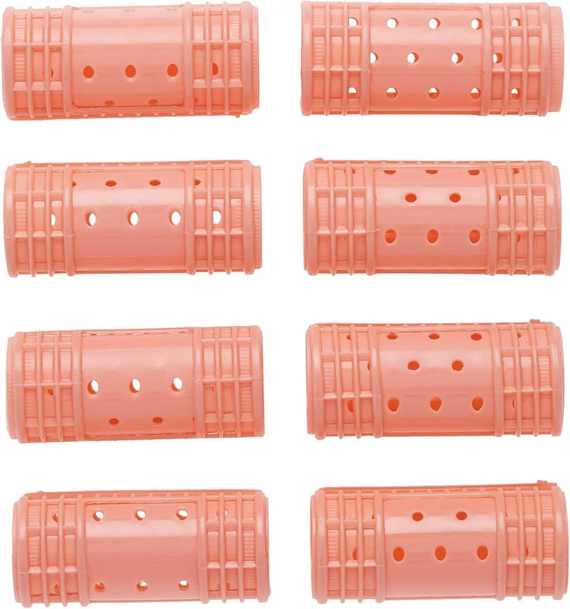 Diane 8-Pack 1 1/8" Snap-On Magnetic Rollers for Smooth Volume and Curls - Pink - Image 4