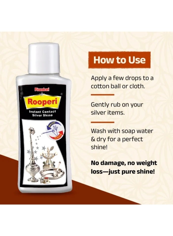 Pitambari Rooperi Silver Shine Polish 50ml - Image 3