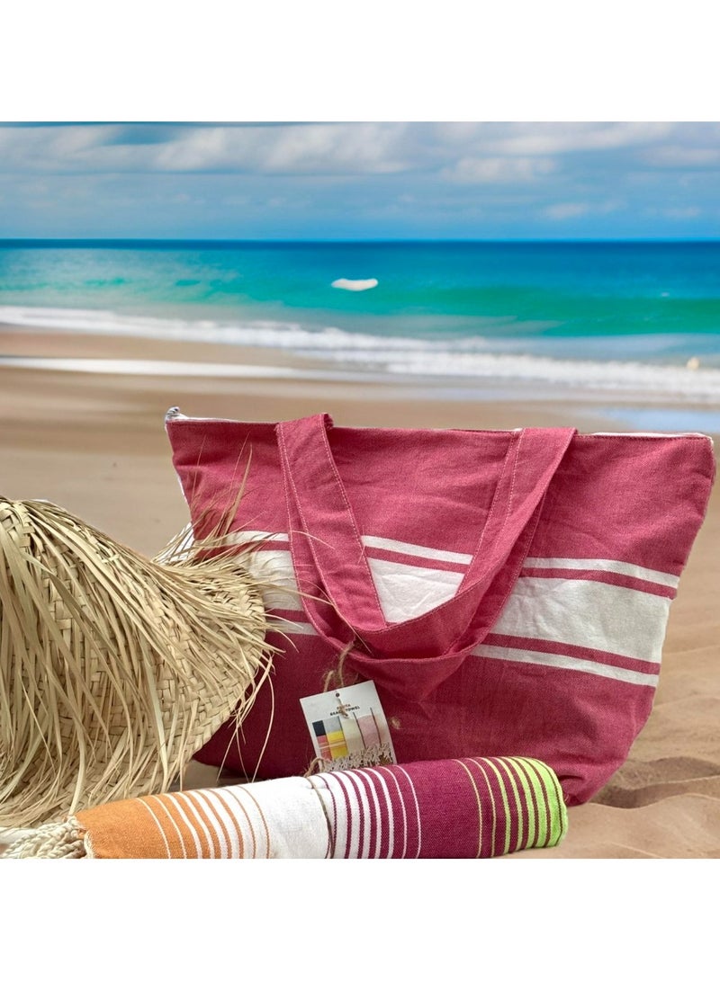 Surfside Beach Bag Bizerte set : 1 beach towel, 1 beach bag and 1 accessories bag - Image 4