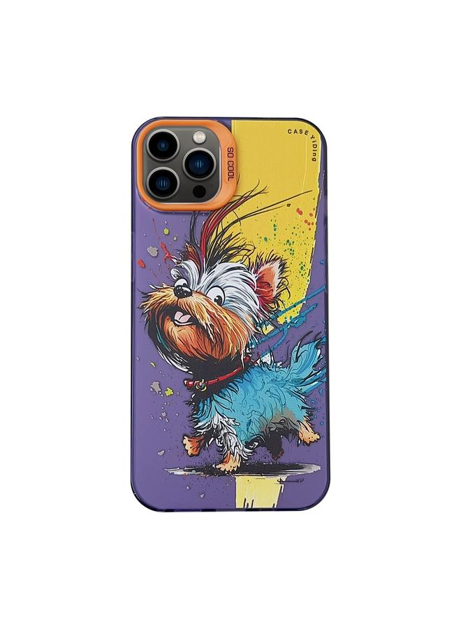 erorex Case For iPhone 13 Pro Cartoon Animal Graffiti PC + TPU Phone Case - Image 1