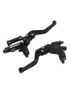 NIBEMINENT Pair Of Motorcycle Pump Lever Hydraulic Brake Clutch For Honda Yamaha 