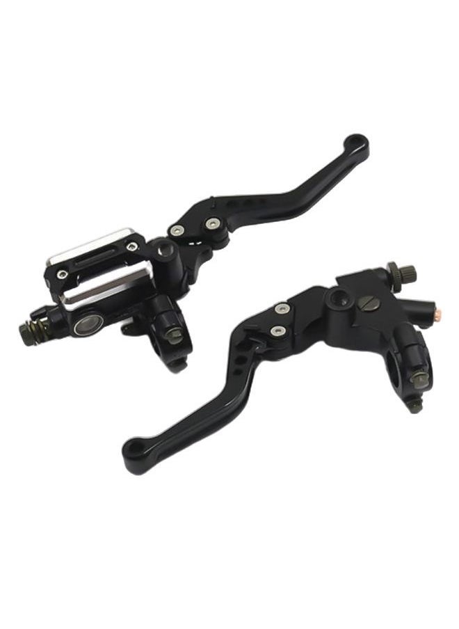 NIBEMINENT Pair Of Motorcycle Pump Lever Hydraulic Brake Clutch For Honda Yamaha 