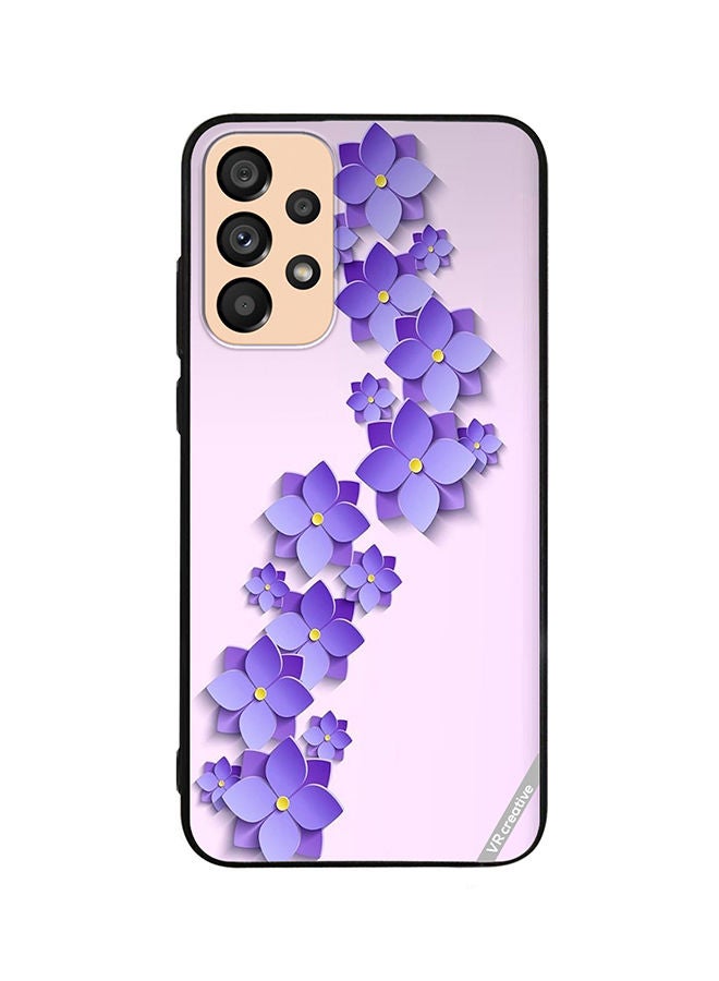 VR CREATIVE Protective Case Cover For Samsung Galaxy A33 5G Flower Design Multicolour - Image 1