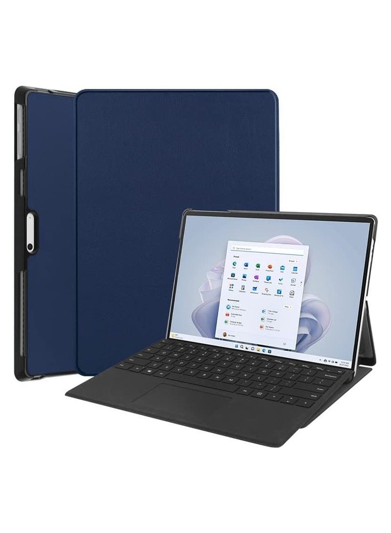 Compatible with Microsoft Surface Pro 11 (2024) 13 inch Case,PU Leather Flip Stand Hard PC Back Cover for Funda Surface Pro 11 Tablet Case - Image 1