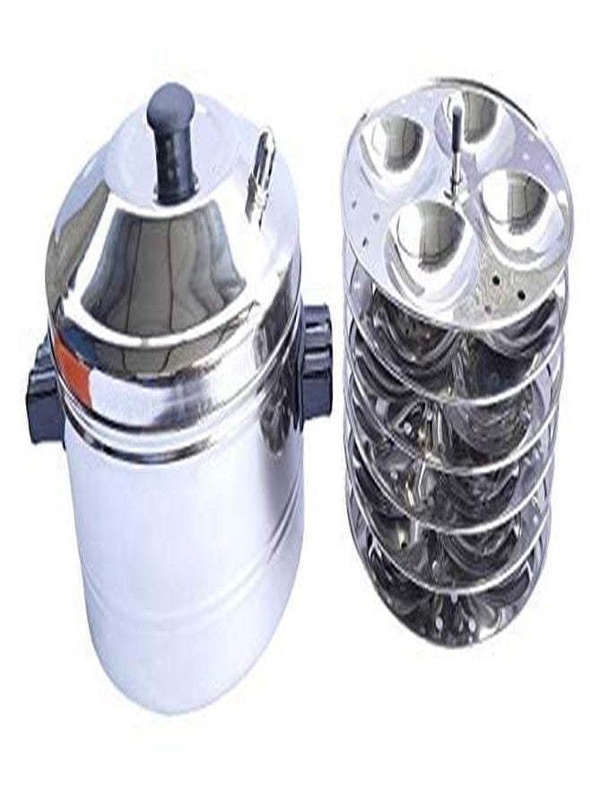 Chillatai� Stainless Steel Idly Maker/Stainless Steel Idly Cooker (6 Plates 24 Idlies) - Image 3