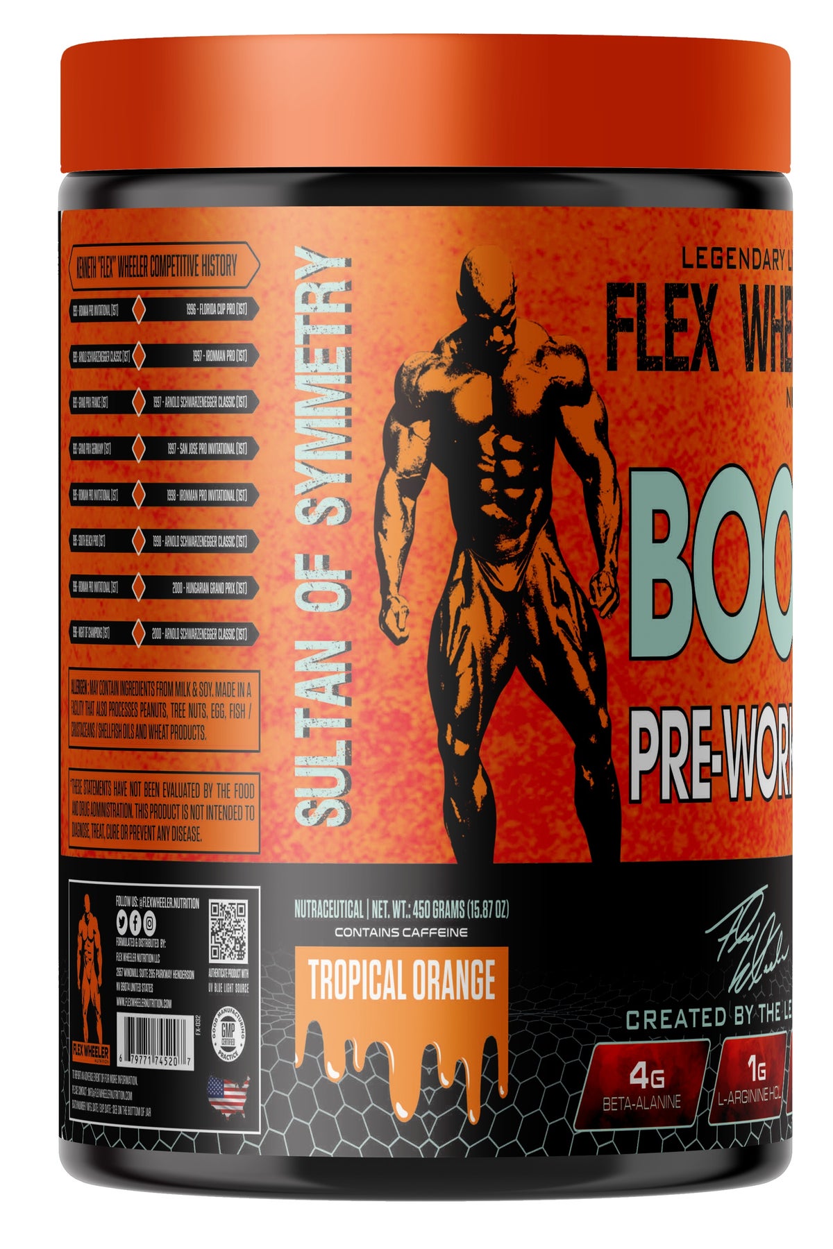 Boom Pre Workout 60 Servings - Tropical Orange
