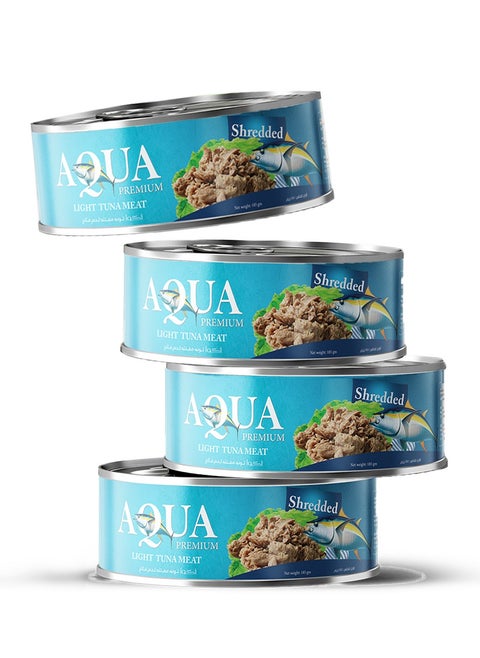 Shredded Tuna Light Meat easy open 140grams Pack of 4