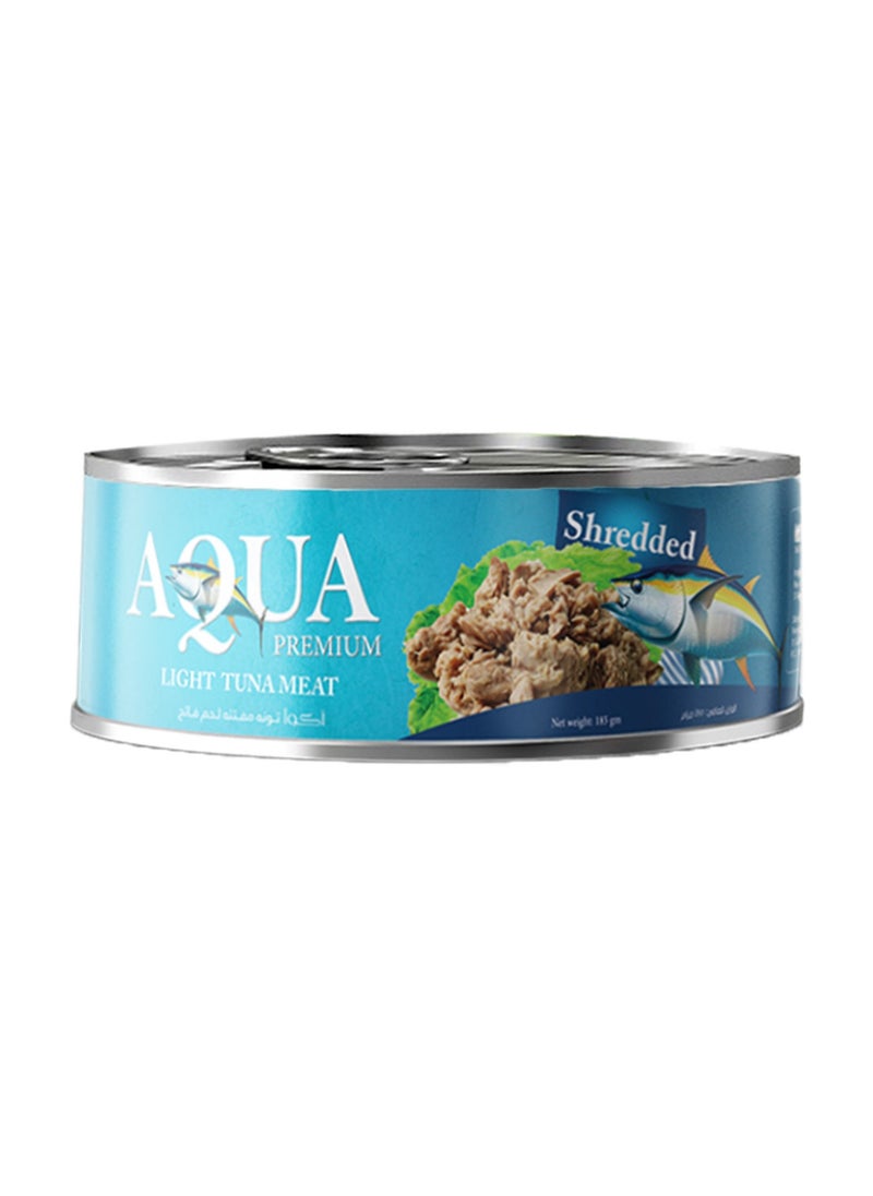 AQUA PREMIUM - Shredded Tuna Light Meat easy open 140grams Pack of 4 - Image 1