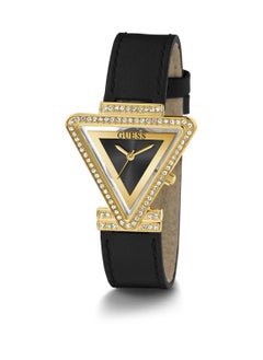 GUESS GUESS Womens Black Gold Tone Analog Watch - GW0504L5  - Image 2