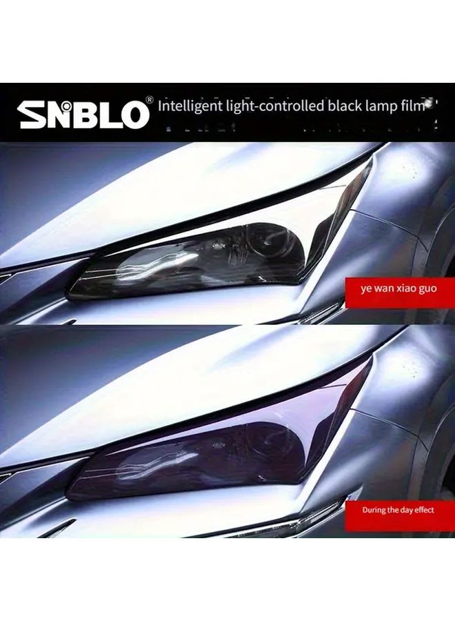 2024 LEXUS NX Headlight Film White Turns Purple Smart Tinting TPU Scratch Resistant - Image 2