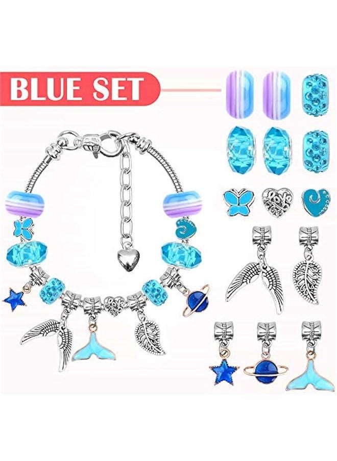 Generic 85 Pcs Charm Bracelet Making Kit, DIY Charm Bracelets Beads for Adults and Beginner Jewelry Making Kit  - Image 3