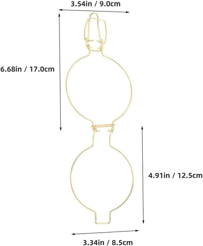 ABOOFAN 6pcs Stainless Steel Sealing Wire Buckles for Glass Honey Jars 93mm Metal Wire Lock Clamp Mason Jar Safety Closure Kitchen Storage Canning Accessory - Image 2