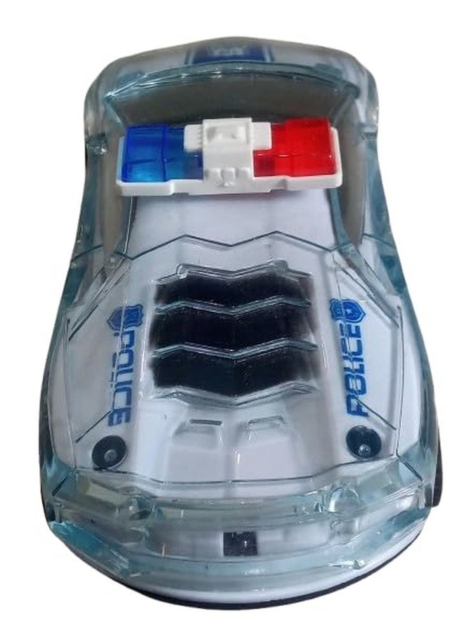 ZOKCY® (Pack of 1 Pcs Police Car Toy with Lights & Sound/Police car with Super Speed & Colorful Dazzling Lights/Lighting Police car Toy/Playing Indoor & Outdoor Toys for Kids Age 3.4.5.6.7.8 Years - Image 4