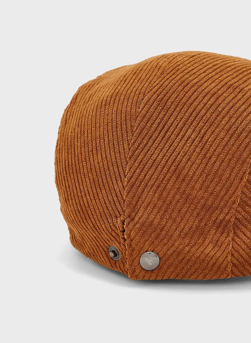 Robert Wood Corduroy  Flat Cap
