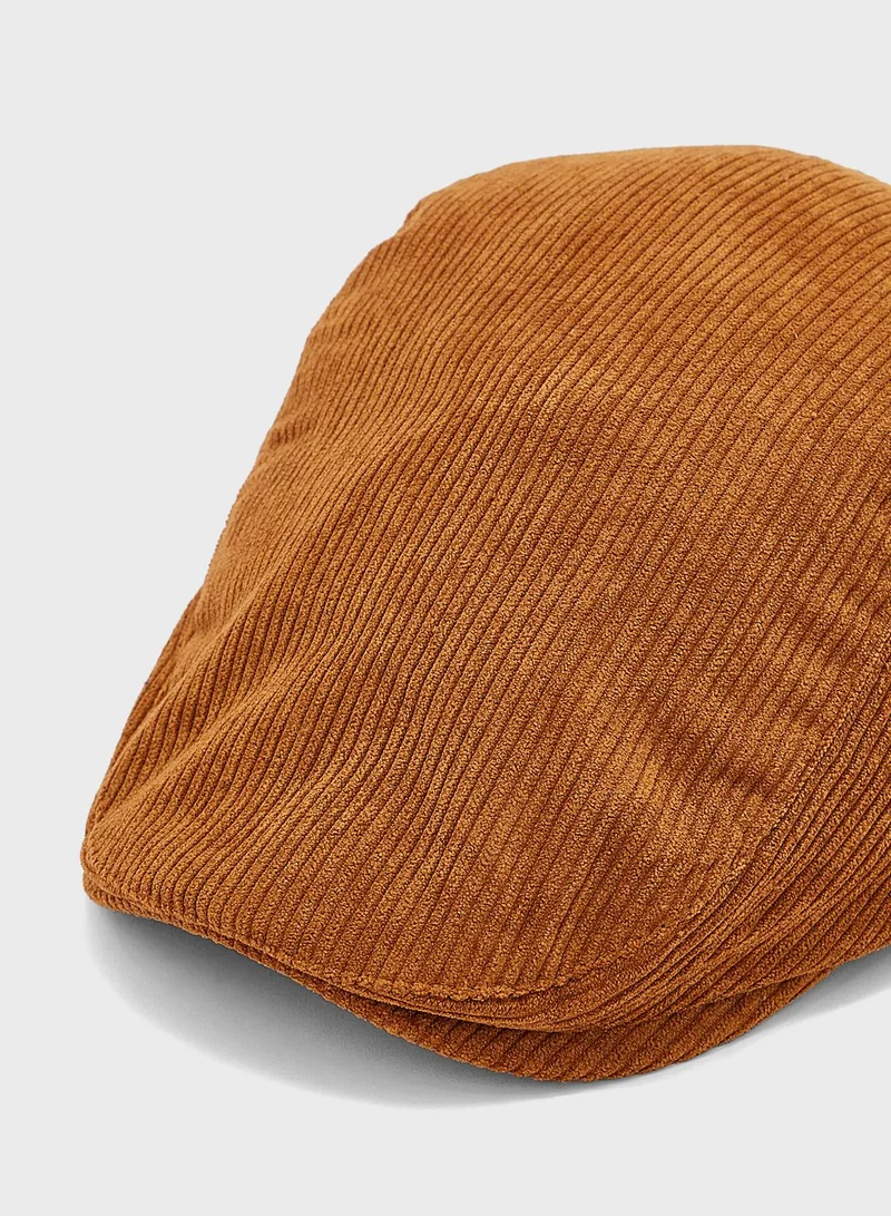 Robert Wood Corduroy  Flat Cap