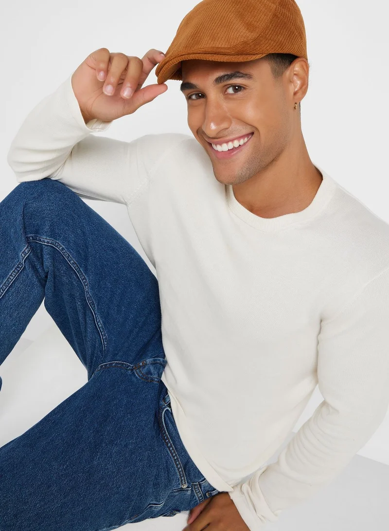 Robert Wood Corduroy  Flat Cap