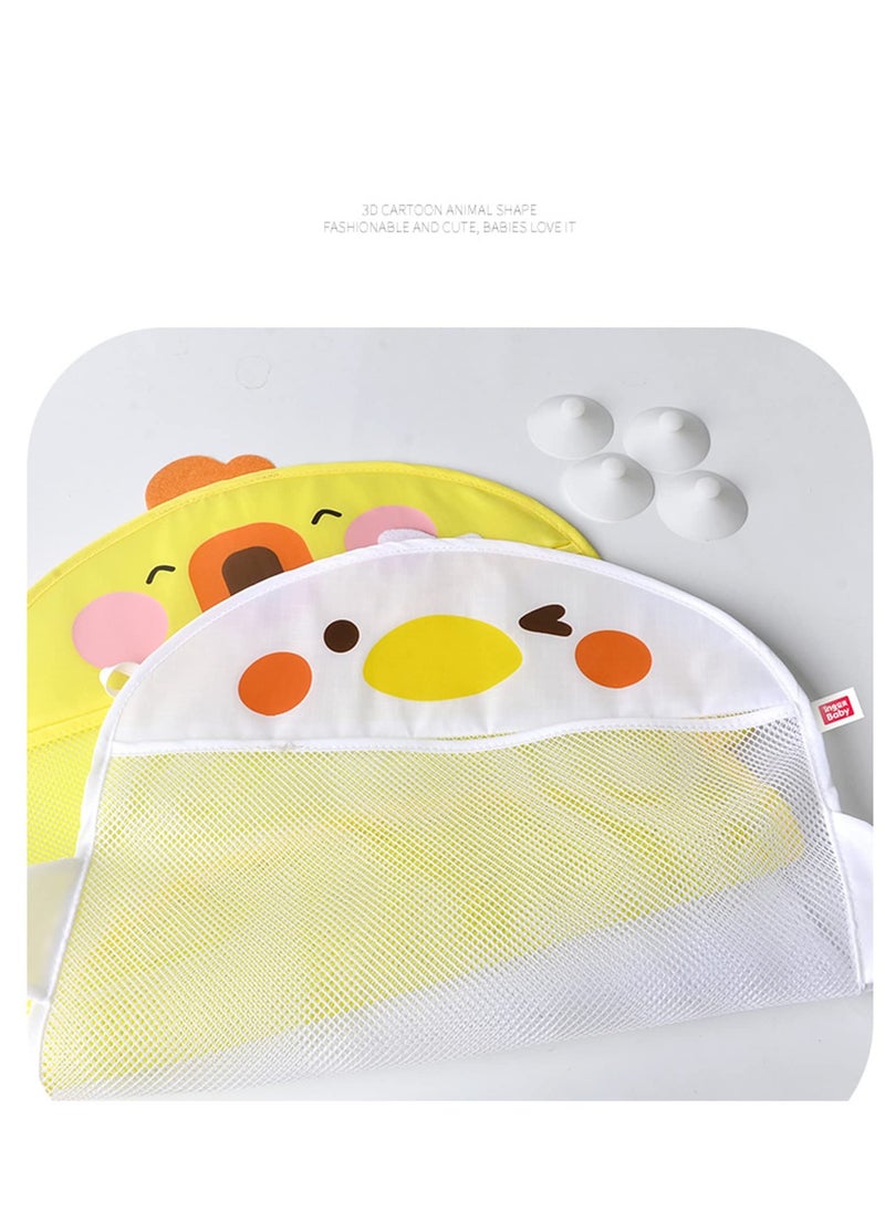 Tame the Beast - Bath Toy Organizer Bath Toy Storage for Baby Bath Toys Cute Hanging Bath Toy Holder with Adhesive Hooks,for Bathtub Toys Bath Toys - Image 1