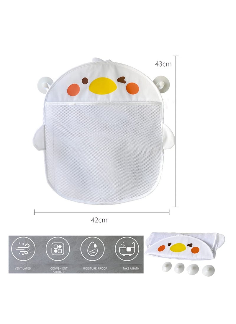 Tame the Beast - Bath Toy Organizer Bath Toy Storage for Baby Bath Toys Cute Hanging Bath Toy Holder with Adhesive Hooks,for Bathtub Toys Bath Toys - Image 1