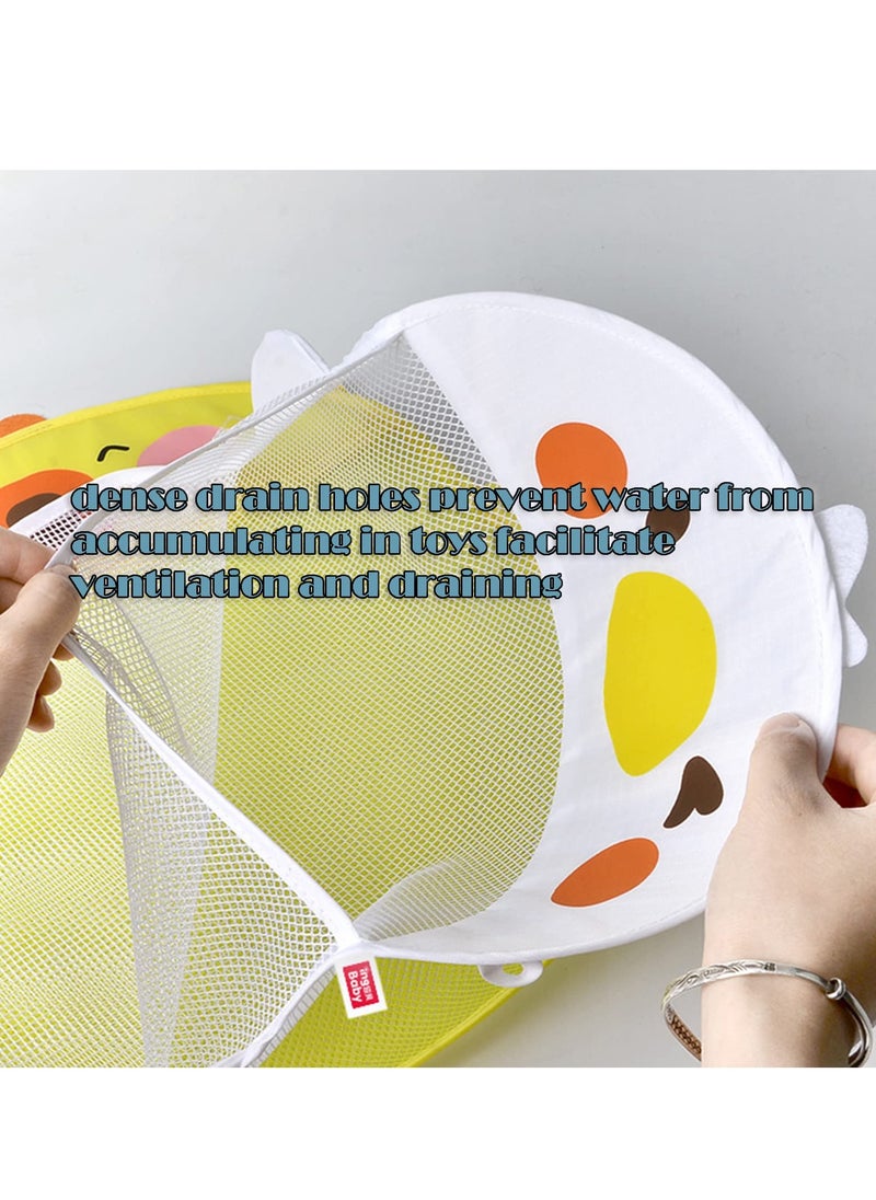 Tame the Beast - Bath Toy Organizer Bath Toy Storage for Baby Bath Toys Cute Hanging Bath Toy Holder with Adhesive Hooks,for Bathtub Toys Bath Toys - Image 1