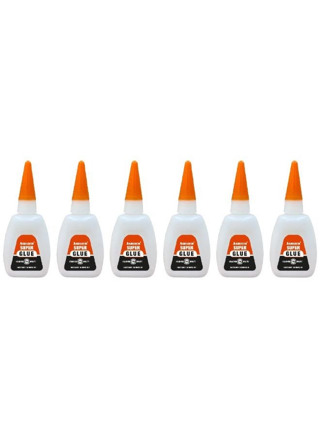 Asmaco Asmaco Super Glue Standard - 20 Gms - Set of 06 