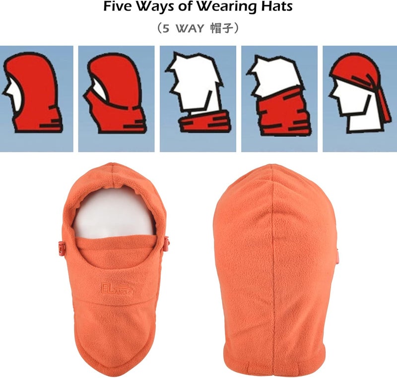 TRIWONDER Kids Winter Hats Balaclava Ski Mask for Boys Girls Toddlers Windproof Adjustable Cold Weather Face Mask Neck Warmer - Image 5