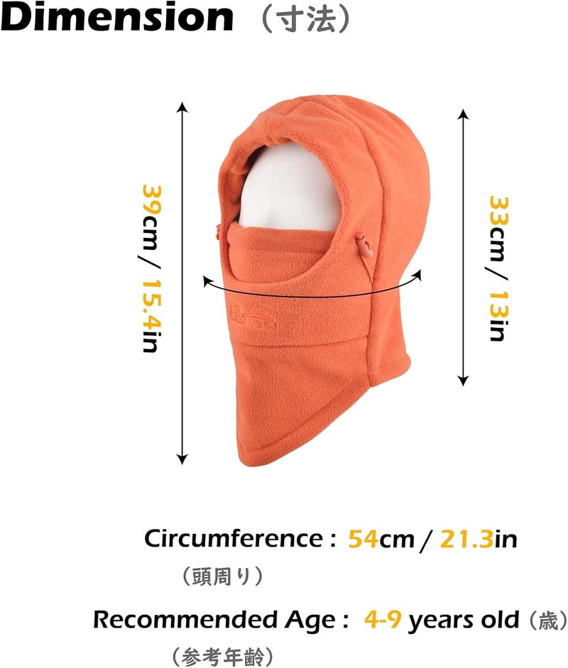 TRIWONDER Kids Winter Hats Balaclava Ski Mask for Boys Girls Toddlers Windproof Adjustable Cold Weather Face Mask Neck Warmer - Image 2