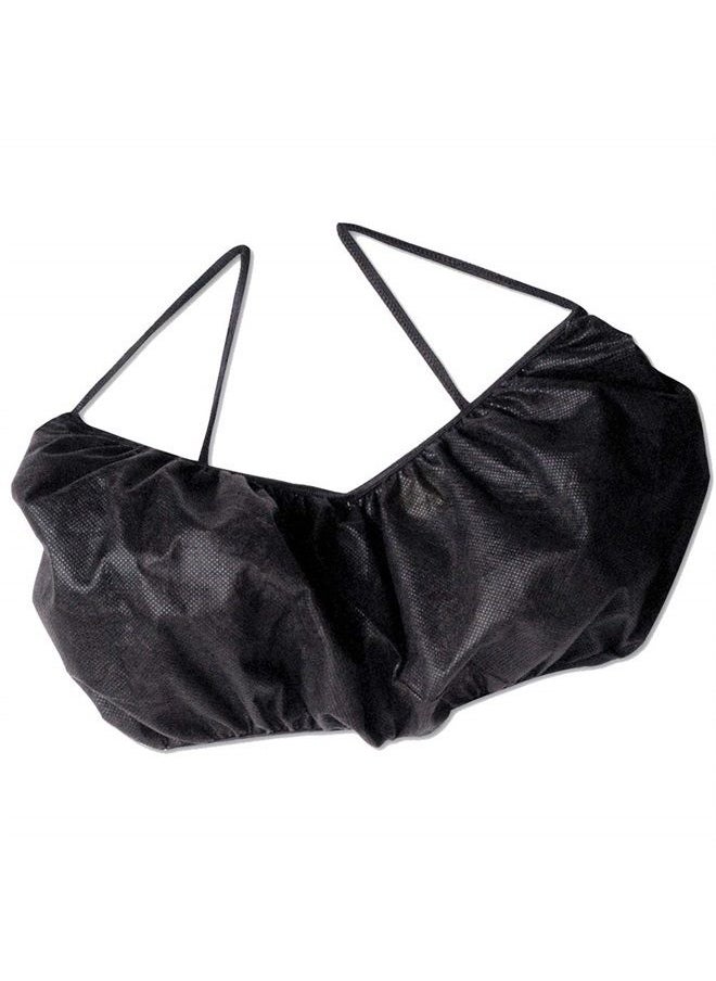 Reneebeautytan Pack of 50 Black Disposable Bras Bikini,Shoulder Loops, Individually Packed - Spray Tan, Spa Salon Top Garment Underwear, Airbrush Spray Tanning Bra  - Image 2