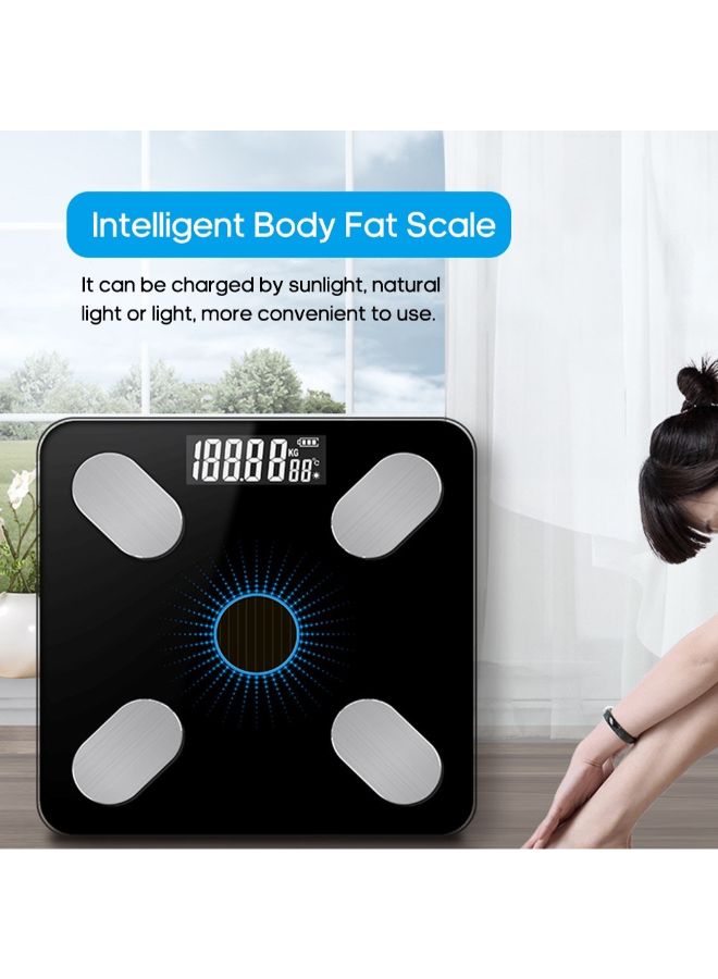 إسكدنيا ميزان إلكتروني ذكي لقياس نسبة الدهون في الجسم يعمل بالبلوتوث مع جهاز تحليل مكونات الجسم عبر تطبيق الهاتف الذكي . - Image 2