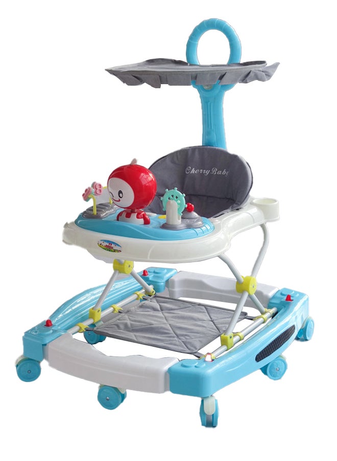 kiddoz Multifunctional Baby Walker - Light Blue 