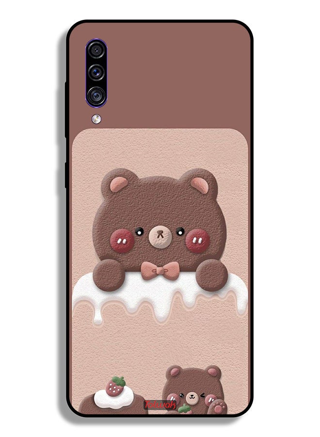 Tolwak Samsung Galaxy A50 Protective Case Cover Bear Strawberry - Image 1
