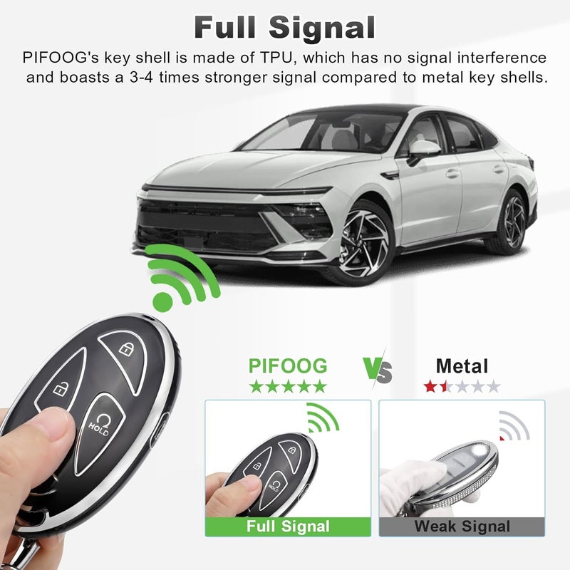 PIFOOG Key Fob Cover for Hyundai 2024 Models - Image 5