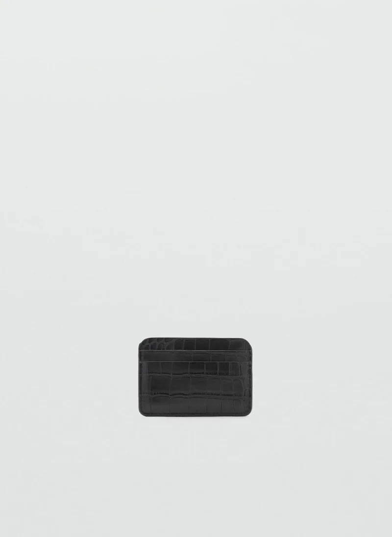 مانجو Croc-Effect Cardholder