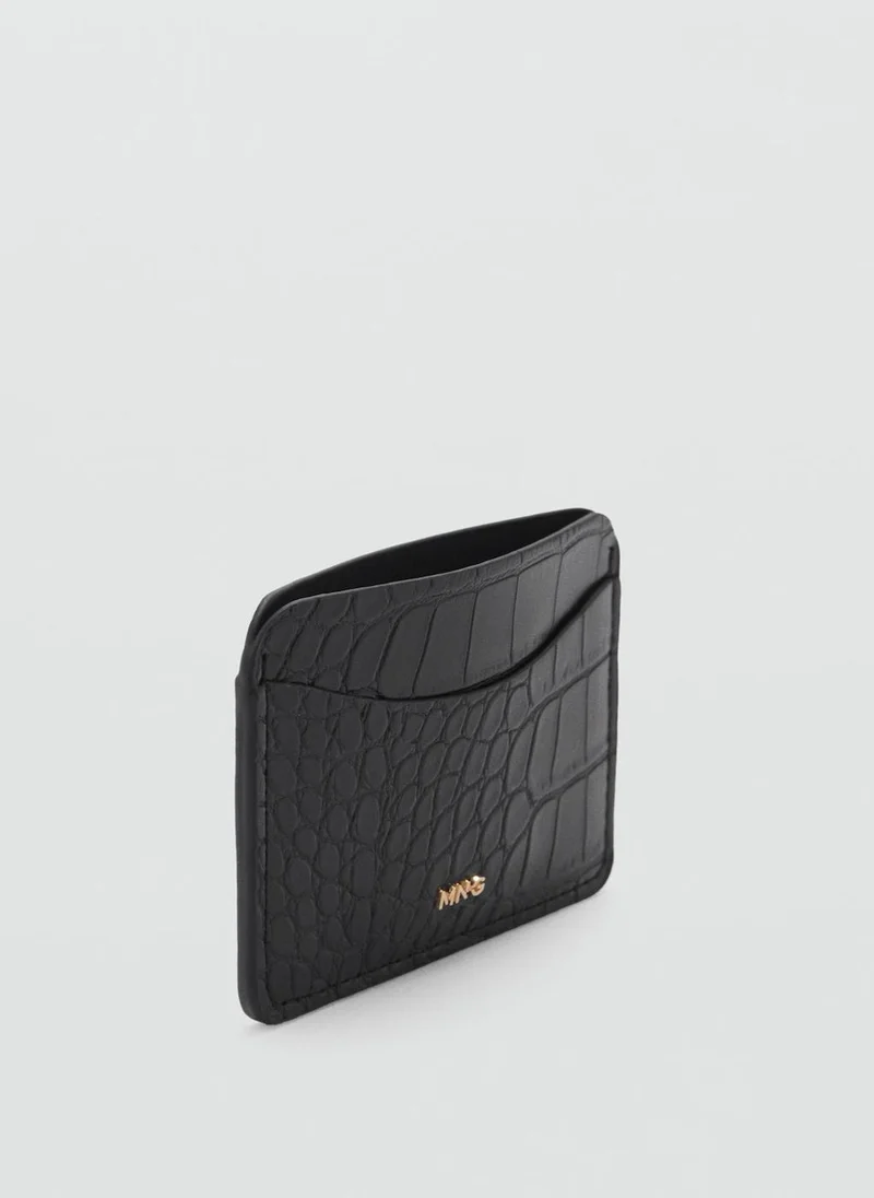 مانجو Croc-Effect Cardholder