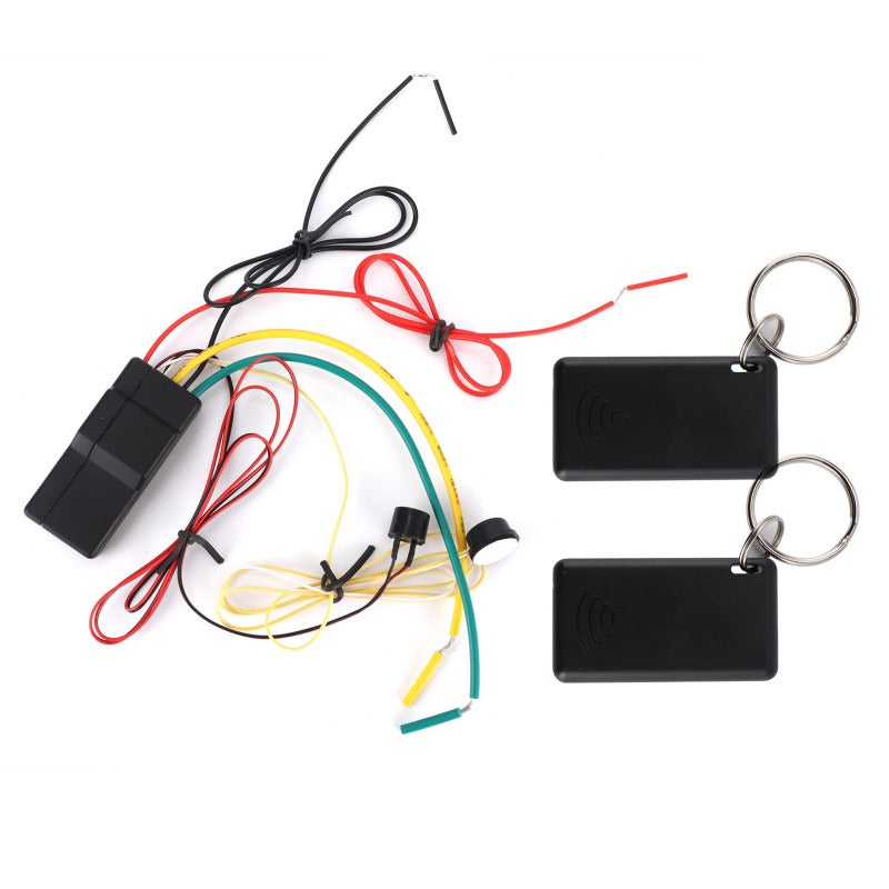 2.4G Immobilizer Universal DC 12V Car Engine Anti-Theft System - Anti-Hijacking with 3 Smart Keys - Support Transmitter Low Battery Detection for Any Vehicle - Image 2