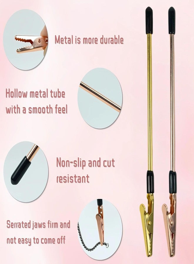 Hian Jewelry Fastener Helper for Bracelets, Necklaces & Watches – One-Hand Clasp Holding Tool, Tangle-Free Closure Support for Fine & Fashion Jewelry – Stainless Steel Copper Color (Pack of 1) - Image 3
