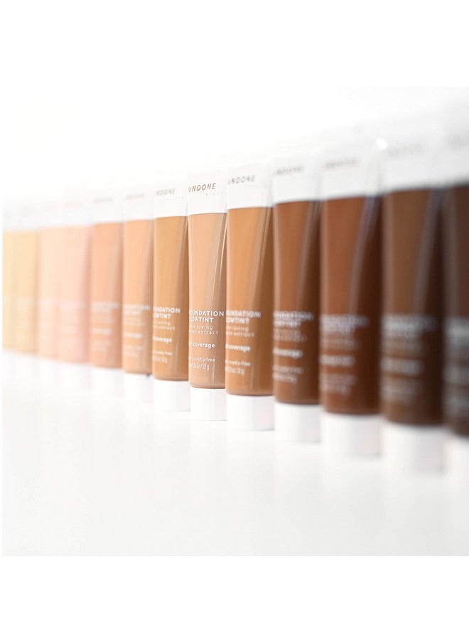 Unfoundation Light Coverage Glow Tint Foundation With Coconut For Natural Dewy Deep Neutral Glow Enhances Face Shape Cheeks & Jawline Cream Light