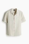 اتش اند ام Regular Fit Linen resort shirt