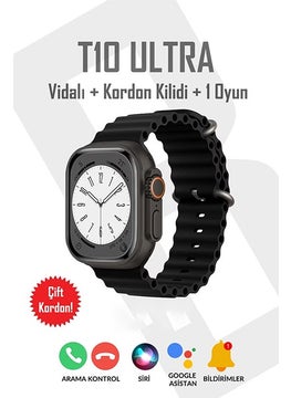 Ultra ساعة ليدي باج 8 سلسلة T10 ذكية 49MM 2.09 بوصة متوافقة مع Ios/Android  - Image 2
