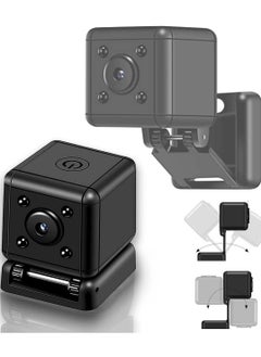 Hidden Spy Camera Mini Wireless Camera Small Cam with Motion Detection and Night Vision Loop Recording Micro Nanny Cam Cop Pet Indoor Outdoor Security Camera Home Nanny Camera (NO Wi-Fi & SD Card)