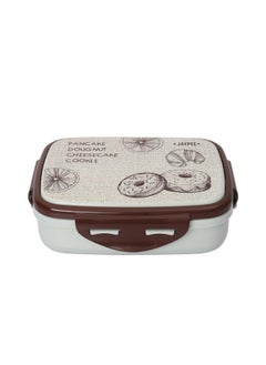 JAYPEE JAYPEE Ecosteel Jr Pista Brown 550 ml Stainless Steel Insulated Lunch Box for School Snacks Box Office|Spoon| Airtight | Leakproof Tiffin Box for Kids | Food Grade | BPA Free  - Image 1