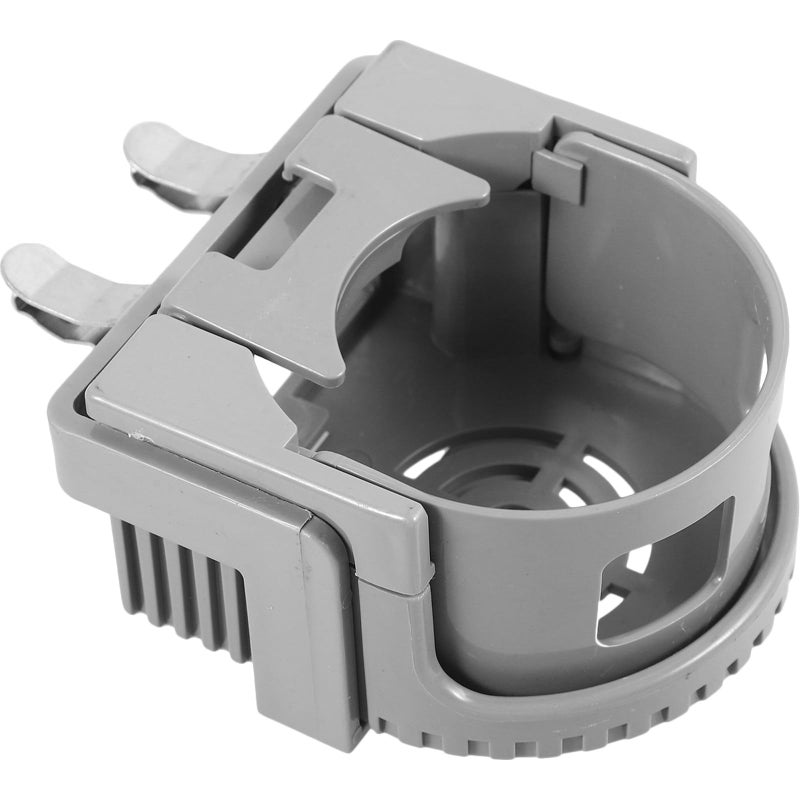 Universal Car Vent Cup Holder Compatible with Coffee Cups and Water Bottles Gray Travel Accessory - Image 2