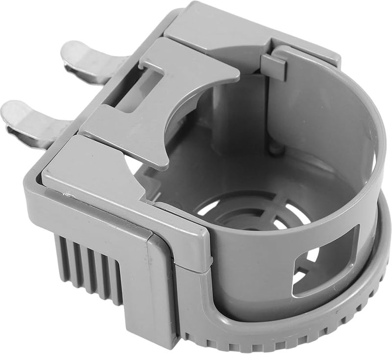 Universal Car Vent Cup Holder Compatible with Coffee Cups and Water Bottles Gray Travel Accessory - Image 1