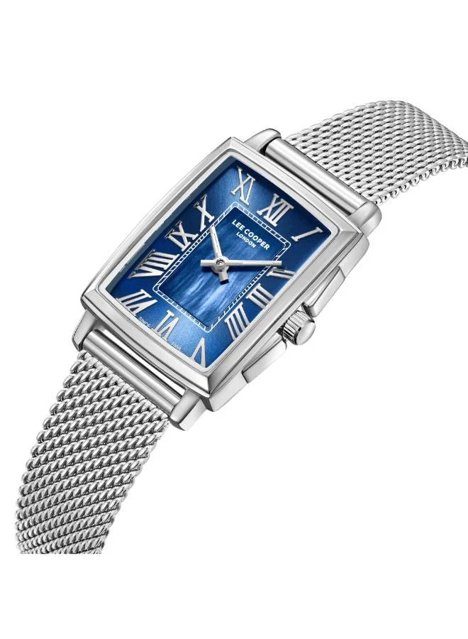 لي كوبر Women's Mesh Analog Watch LC08160.390 - 22X34 mm