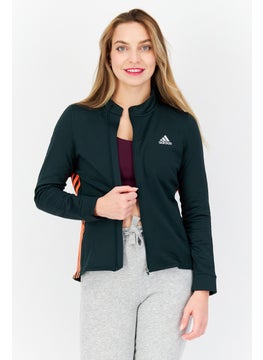 Adidas Women Sportswear Fit Cycling Sweatshirt, Green  - Image 1