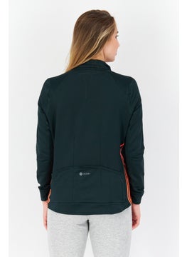 Adidas Women Sportswear Fit Cycling Sweatshirt, Green  - Image 4