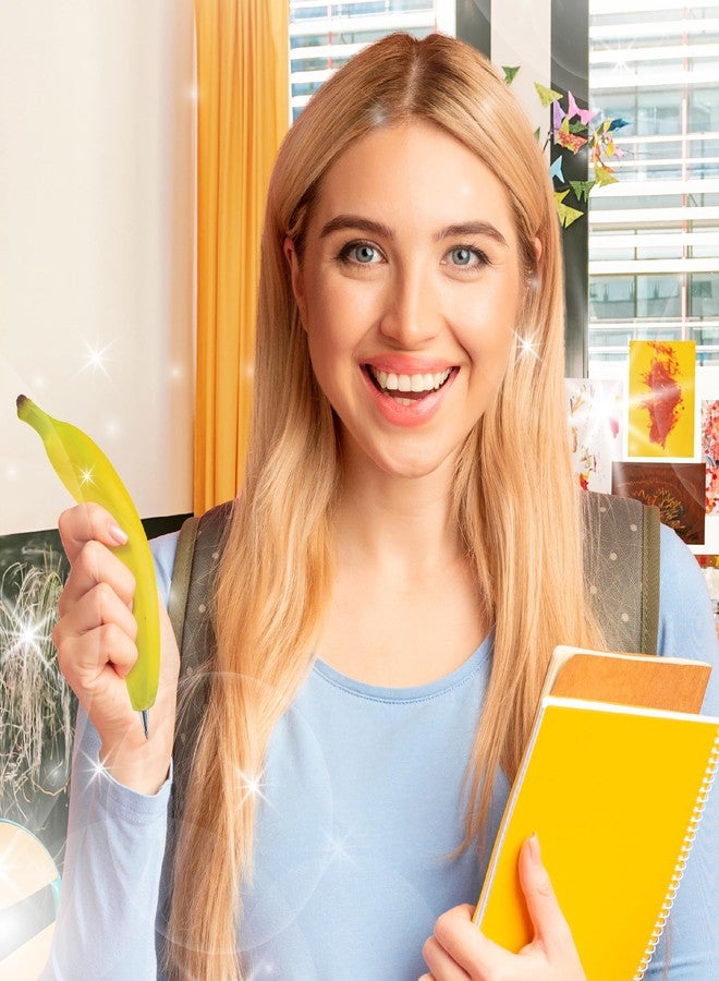 بازلد قلم حبر جاف من الراتنج بتصميم كوكب الموز من Puzzled - تصميم فواكه، 6 بوصات، هدية مناسبة للأطفال والكبار (3702) - Image 2